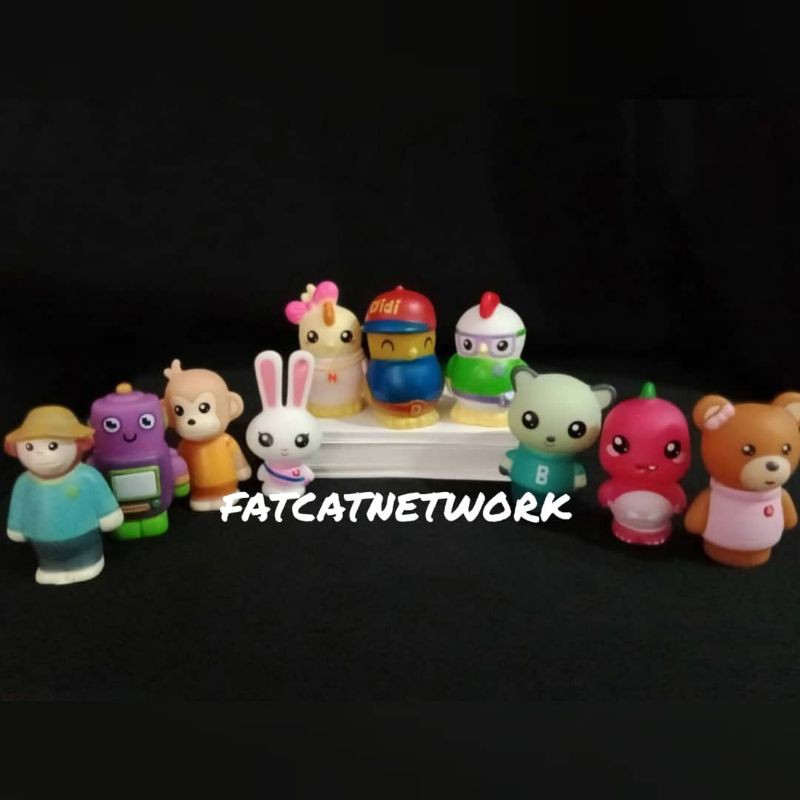 Didi Friends Small Toys 10pcs Set Cake Topper Decoration Original