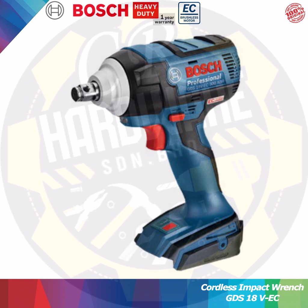 BOSCH GDS 18 V EC 300 ABR SOLO BATTERY IMPACT WRENCH BRUSHLESS