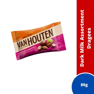 Van Houten Dark Milk Chocolate Dragees Assorted Flavors G Shopee