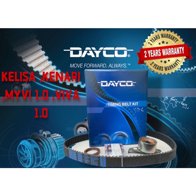 Dayco Timing Belt Kit Set Kelisa Kenari Myvi Viva