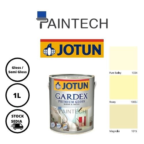 Jotun Gardex Premium Gloss Wood Metal Cream Paint Cat Minyak Untuk