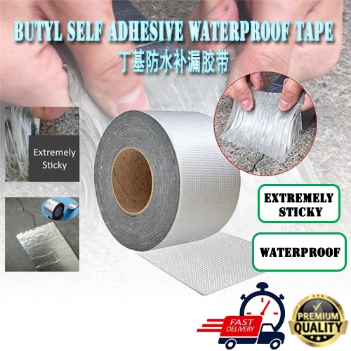 Butyl Self Adhesive Waterproof Tape Flashing Tape Gam Atap