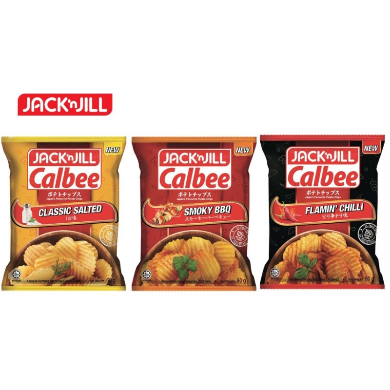 Tkm Jack N Jill Calbee Potato Chips G Shopee Malaysia