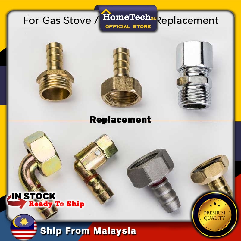 Universal Gas Cooker Stove Hob Inlet Joint Hose Connection L Shape