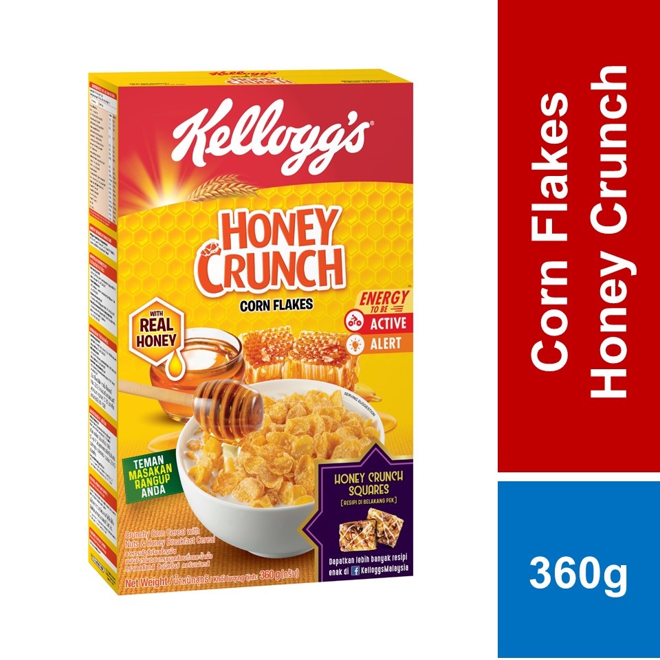 Kellogg S Corn Flakes Honey Crunch G Shopee Malaysia