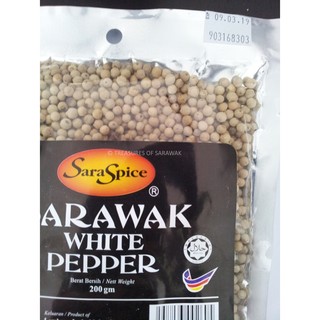 Sarawak White Pepper Whole Berries G Sara Spice Shopee Malaysia