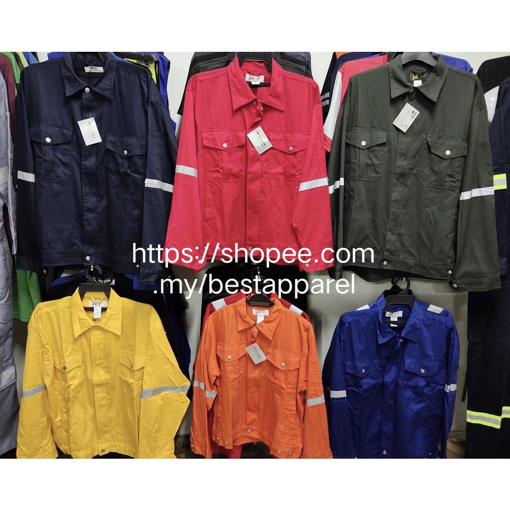 ARROWMAN 100 PRESHRUNK COTTON 3M SAFETY JACKET BAJU JAKET KERJA