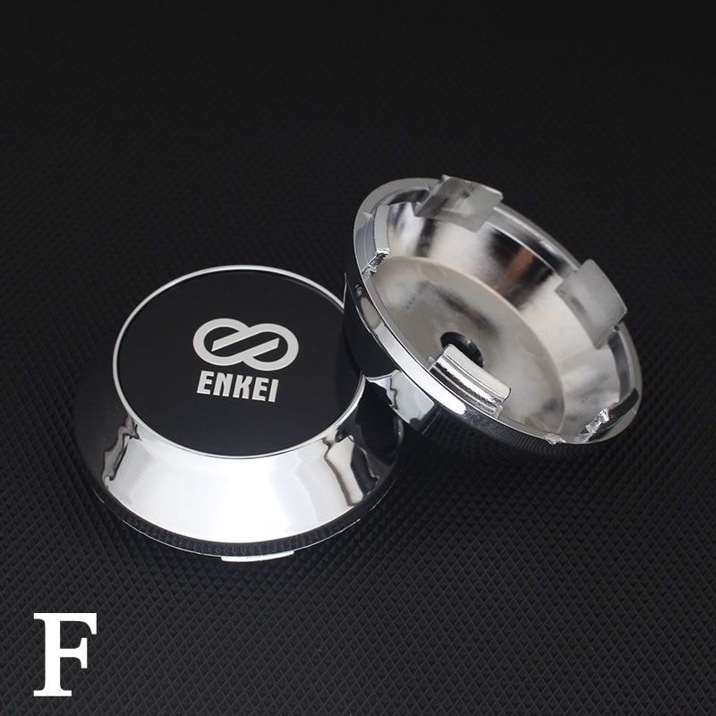 4pcs Enkei Wheel Center Caps 65mm OD 60mm ID Enkei Racing Wheel Hub