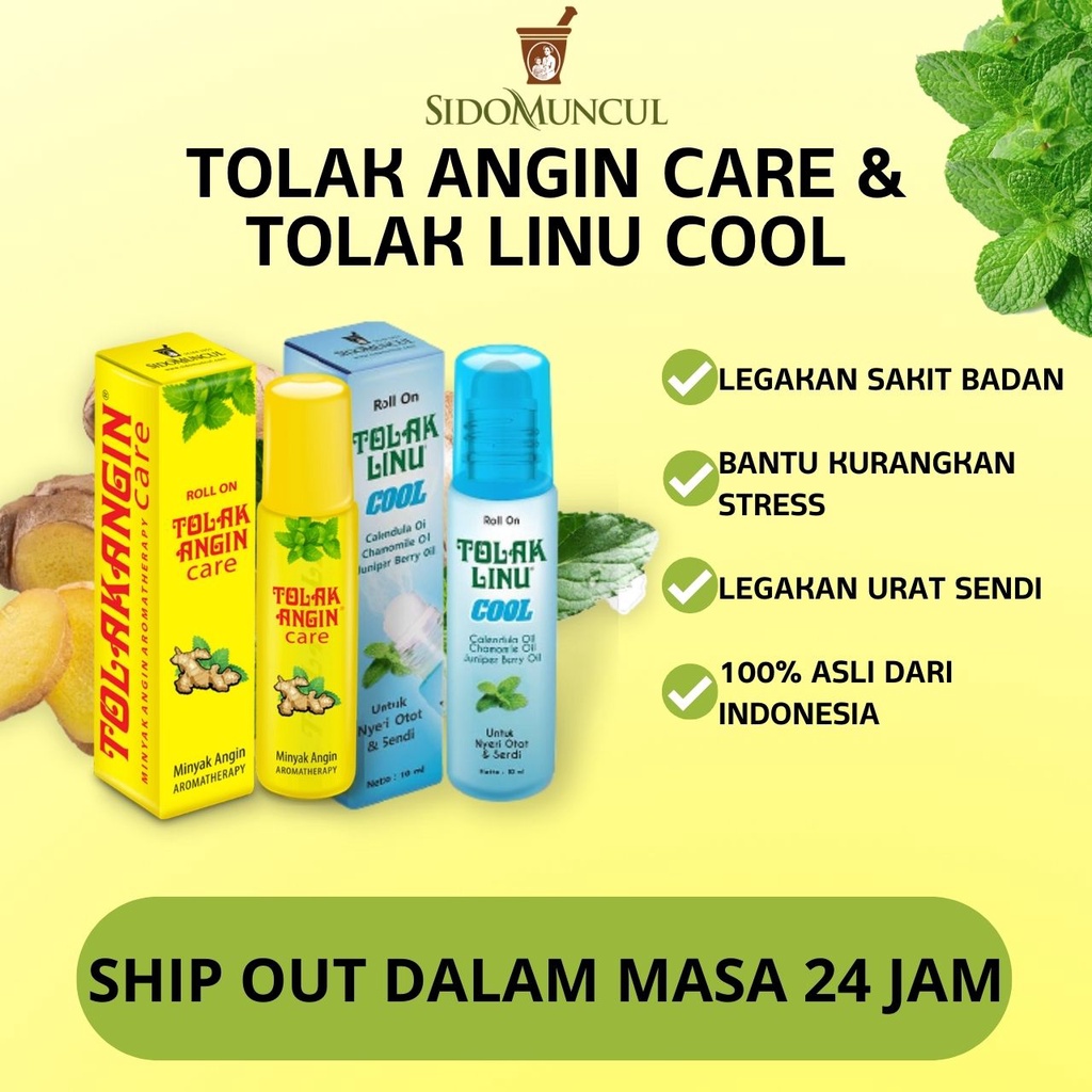 Tolak Angin Care Tolak Linu Cool Safecare Freshcare Original Indonesia