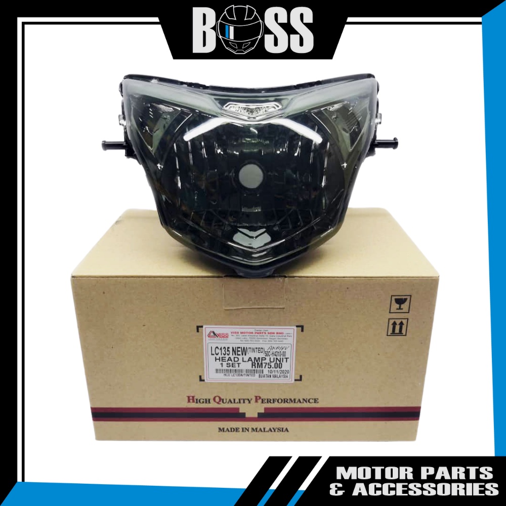 Viss Yamaha Lc V V Head Lamp Lampu Depan Clear Tinted