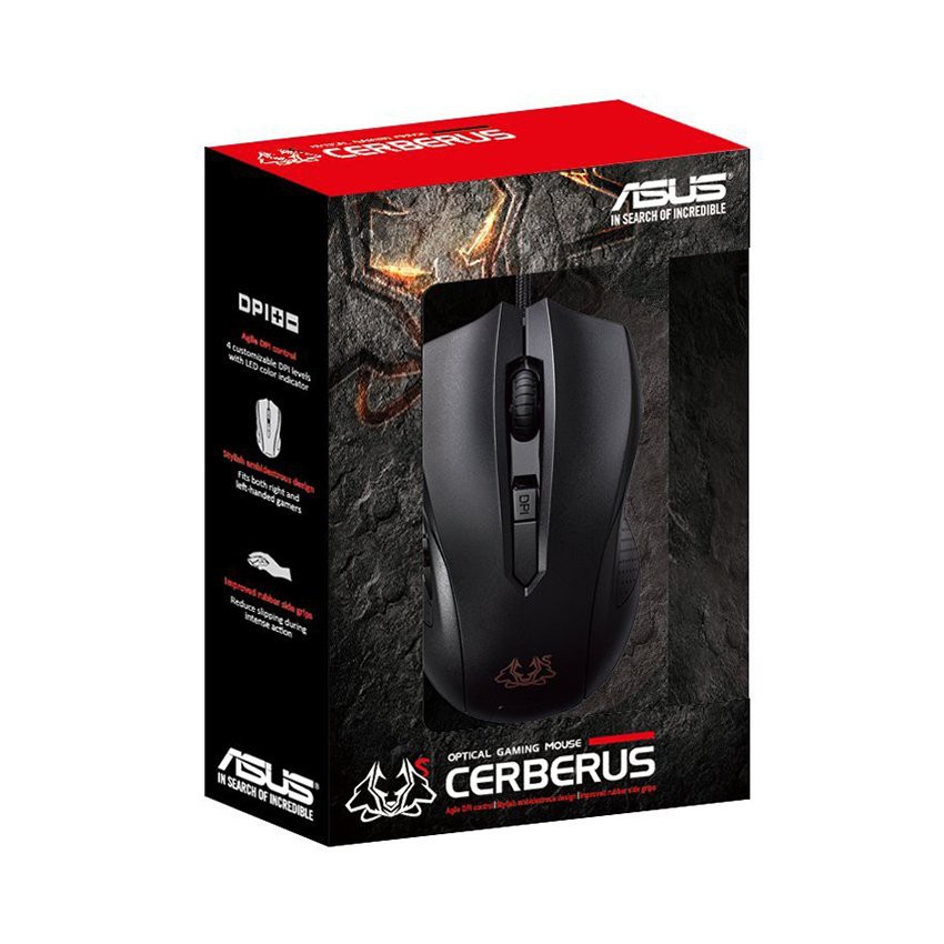 Asus Cerberus Gaming Mouse Usb Black Shopee Malaysia