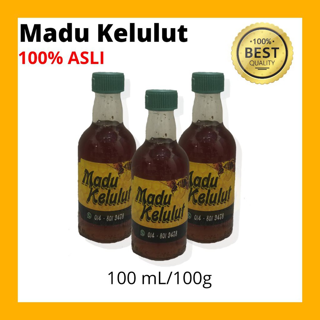 MADU KELULUT 100 ASLI 100 ML 100 G Shopee Malaysia