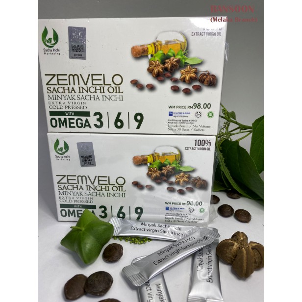 ZEMVELO Sacha Inchi Oil 印加果油 5g x 60sachets Shopee Malaysia