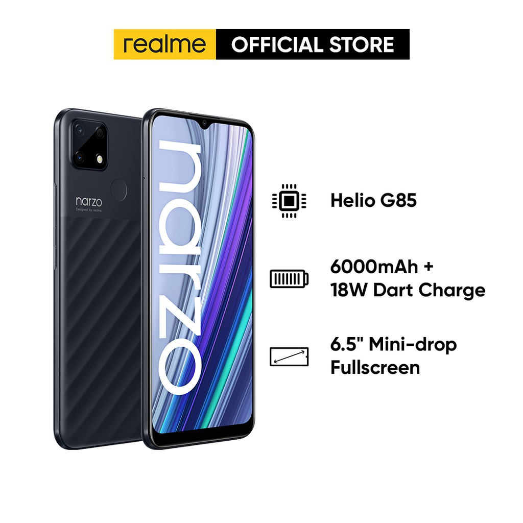 Realme Narzo A Gb Ram Gb Rom Helio G Mah W Dart Charge