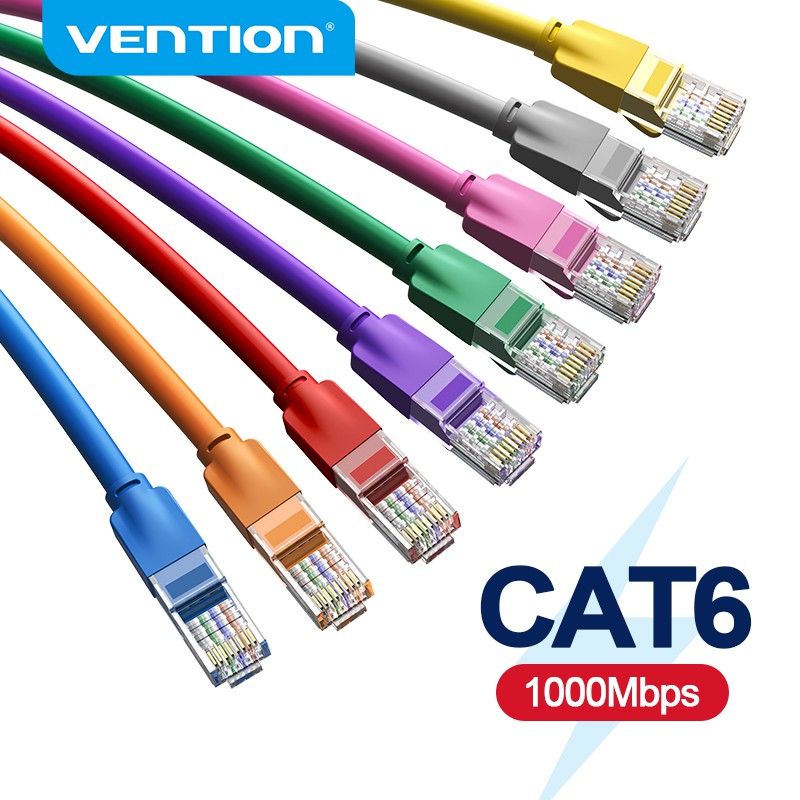 Vention Ethernet Cable CAT6 High Speed Gigabit 1000Mbps RJ45 Lan Cable