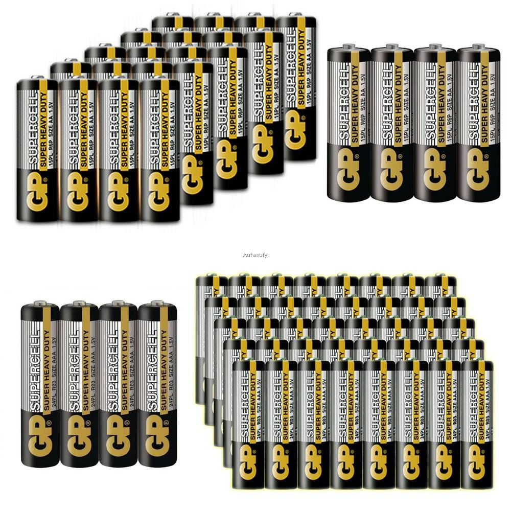 Gp Supercell Heavy Duty Aa And Aaa Batteries Shopee Malaysia