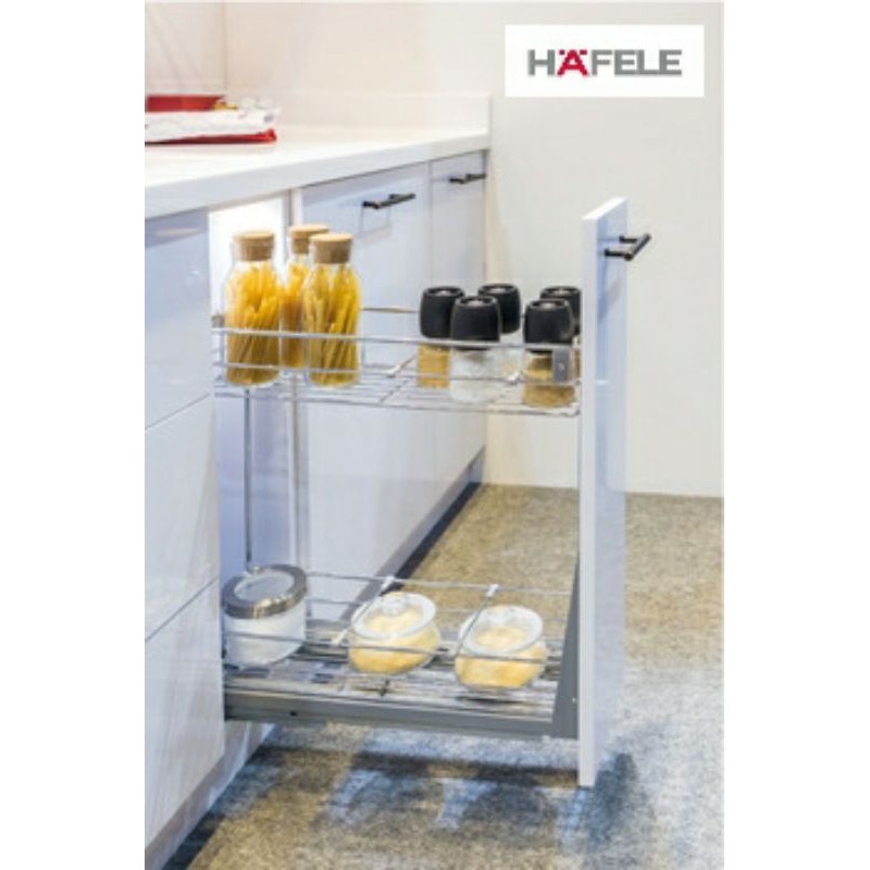 Hafele Sus Stainless Steel Base Unit Narrow Front Pull Out Basket