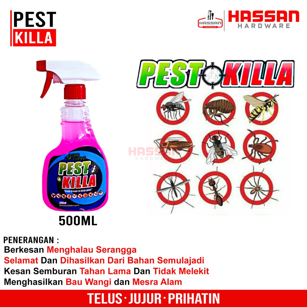 Racun Serangga Organik Racun Serangga Pest Killa Ml Anti