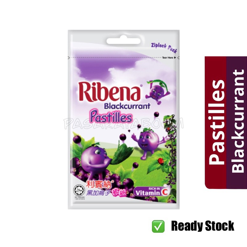 Ribena Blackcurrant Pastilles S Ziplock Pack G Shopee Malaysia