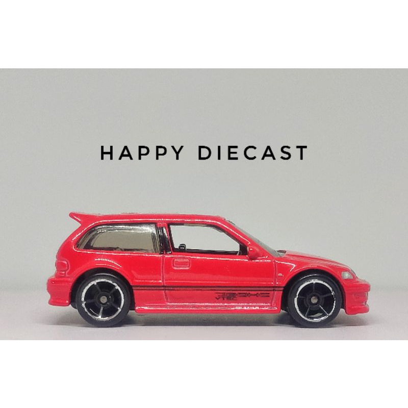 Hot Wheels Honda EF Red Civic Mayat Merah Hotwheels Shopee Malaysia