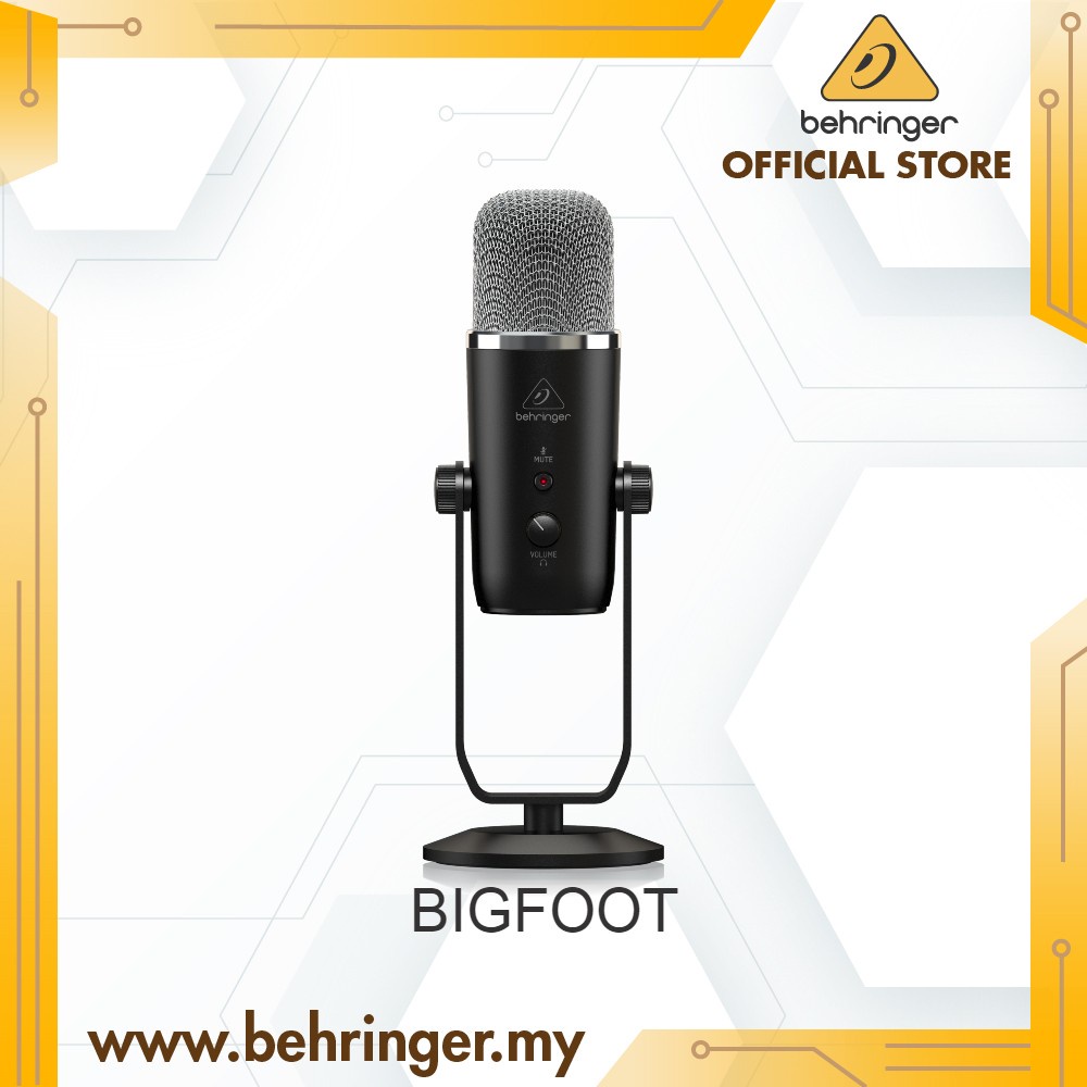 BEHRINGER BIGFOOT All In One USB Studio Condenser Microphone Shopee