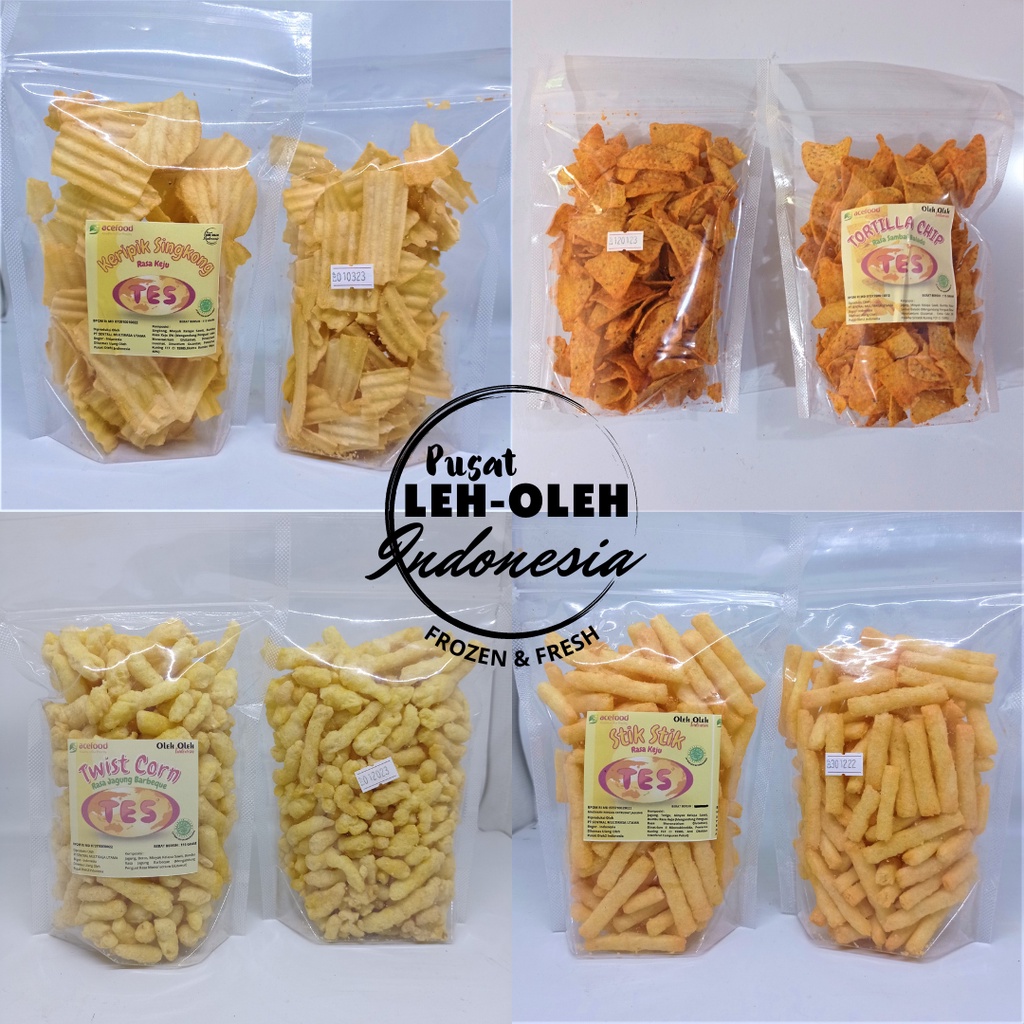 Balado Sambal Flavor Stick Snack Test Stick Chuba Tortila Cassava Chips