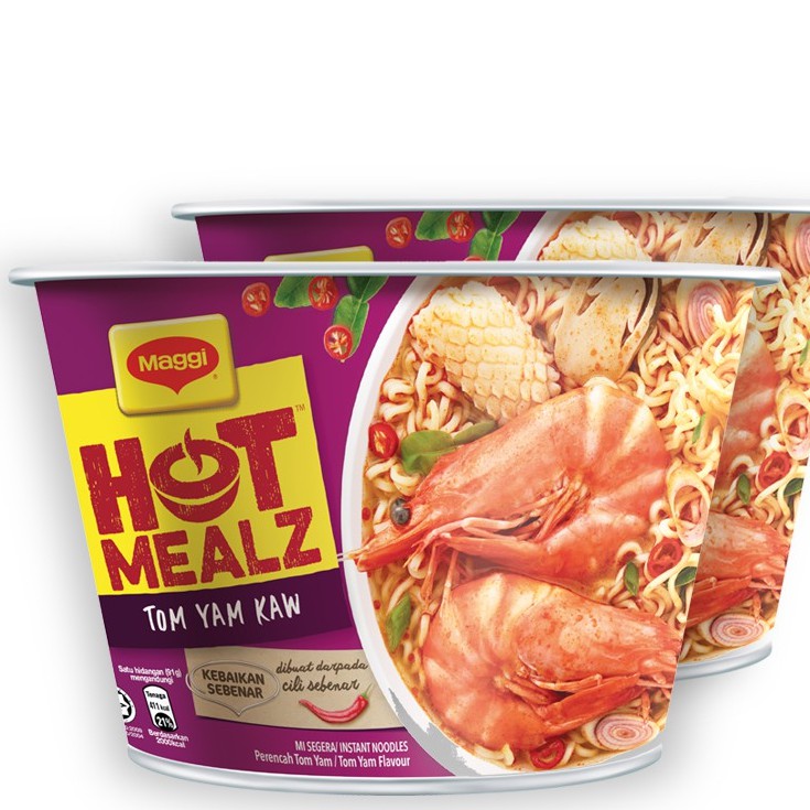Maggi Hot Mealz Tom Yam Kaw 91G Shopee Malaysia