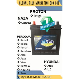 Bateri Kereta Ns Zl Otopower Maintenance Free Battery For Perodua