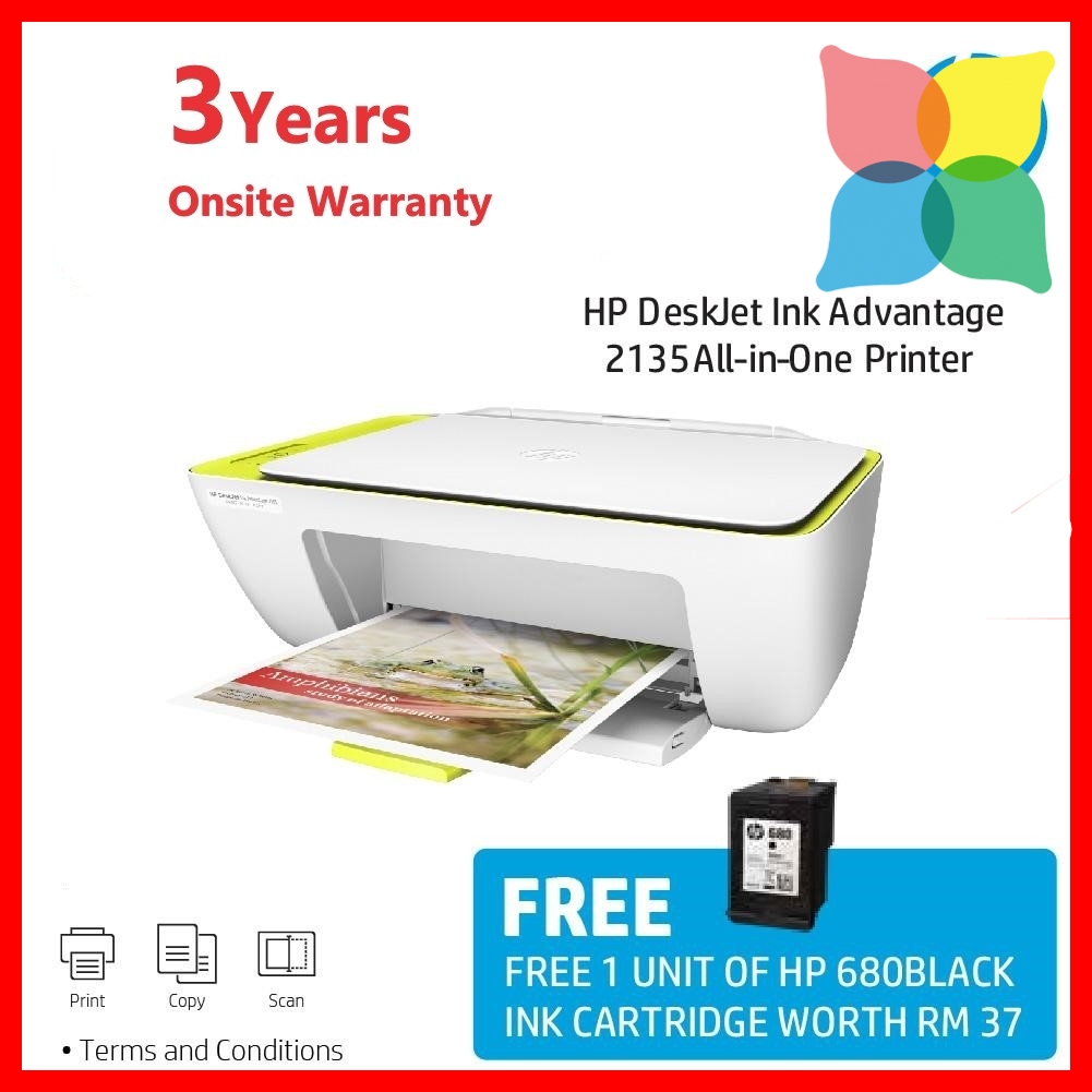 Hp All In One Deskjet Ink Advantage Printer Shopee Malaysia