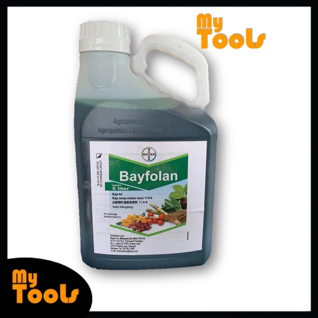 L Liter Bayer Bayfolan Foliar Fertilizer Npk Baja Larutan