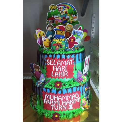 Topper Cake Didi And Friends Shopee Malaysia