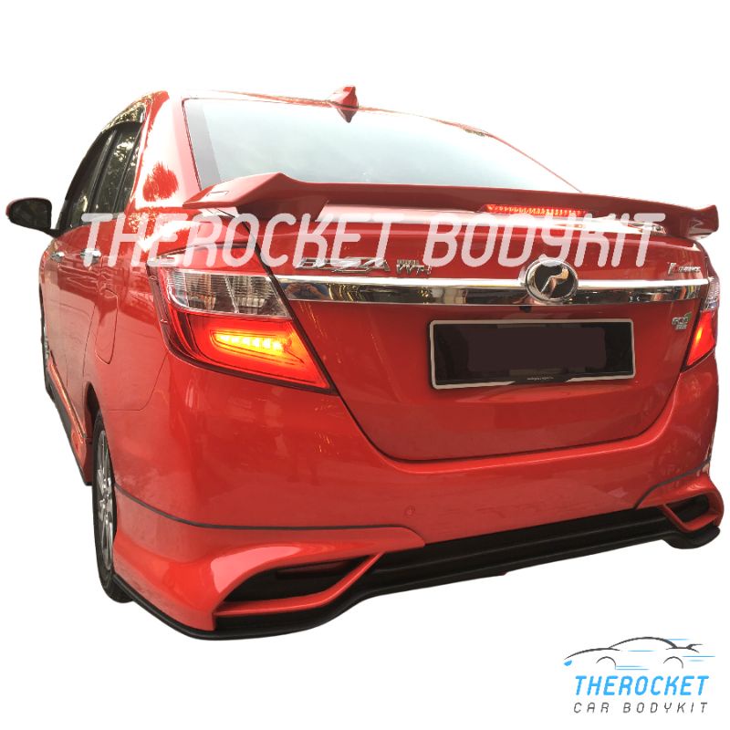 Perodua Bezza 2016 2017 2018 2019 Gear Up Rear Skirt Bodykit Material