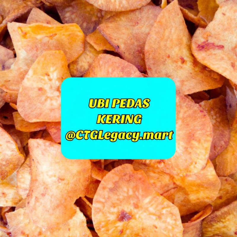 KEREPEK UBI PEDAS KERING BASAH 500g Pek Shopee Malaysia