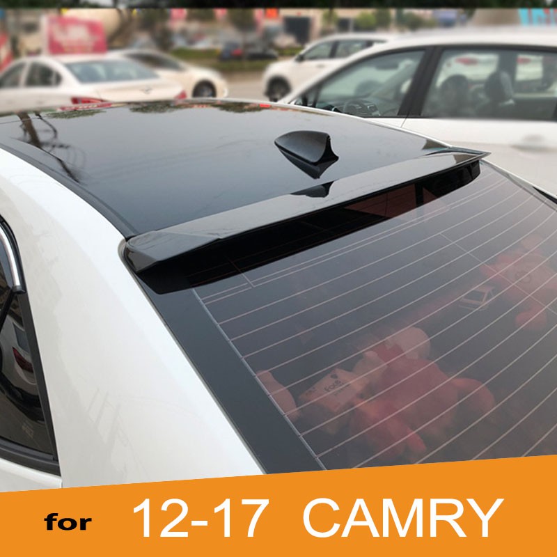 Camry 12 17 ABS Plastic Material Rear Window Car Roof Spoiler For