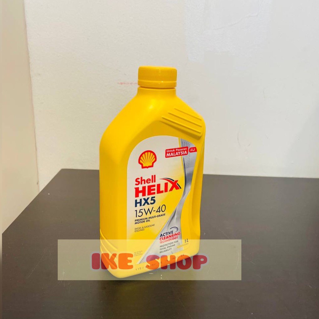 Shell Helix Hx W L Mineral Minyak Hitam Kereta Lubricant Oil