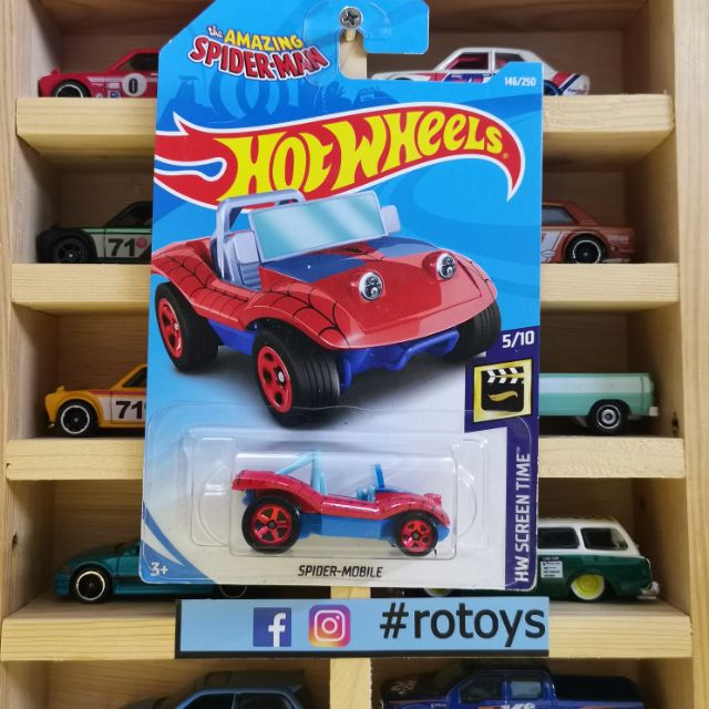 Hot Wheels Spider Mobile The Amazing Spider Man Shopee Malaysia