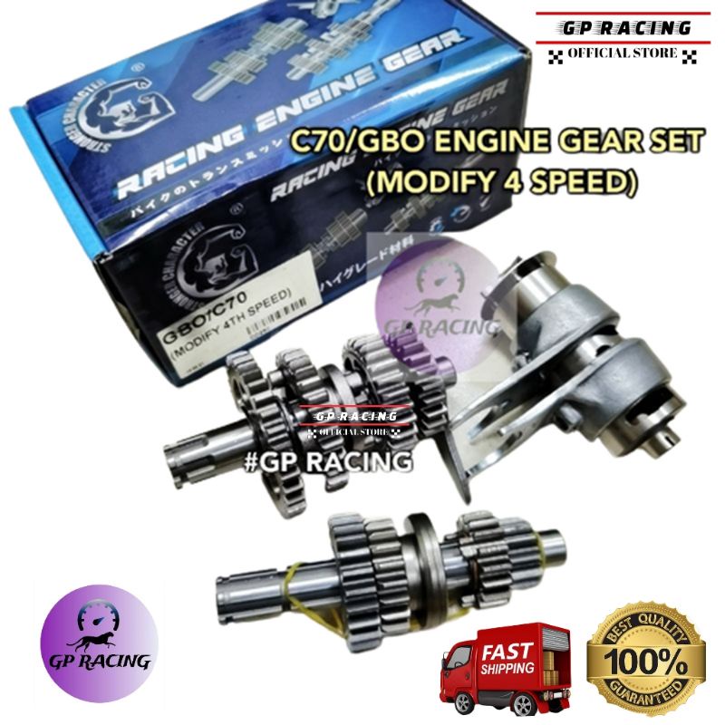 ORIGINAL C70 GBO GEAR BOX SET 1 2 3 4 MODIFY PNP C70 GBO GEAR SET