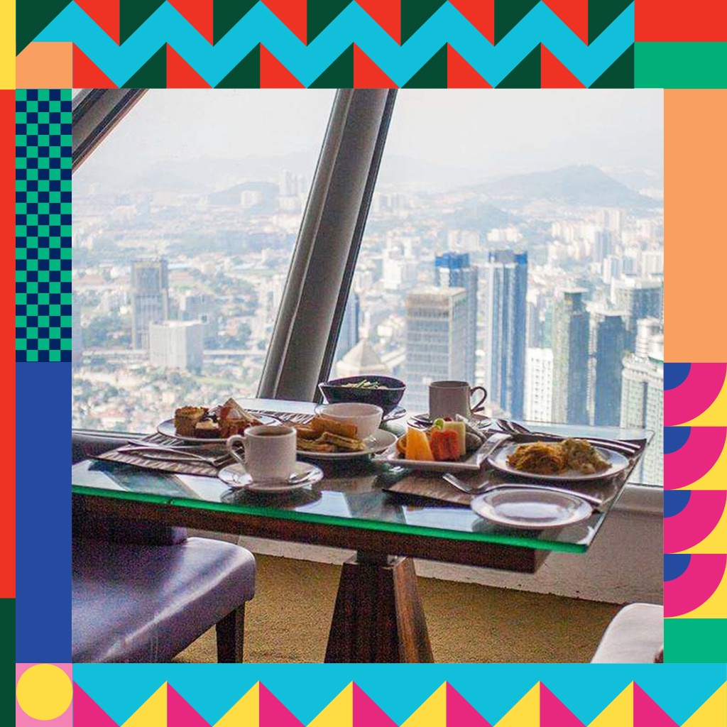 Buffet Hi Tea At KL Tower Atmosphere 360 Revolving Restaurant Shopee