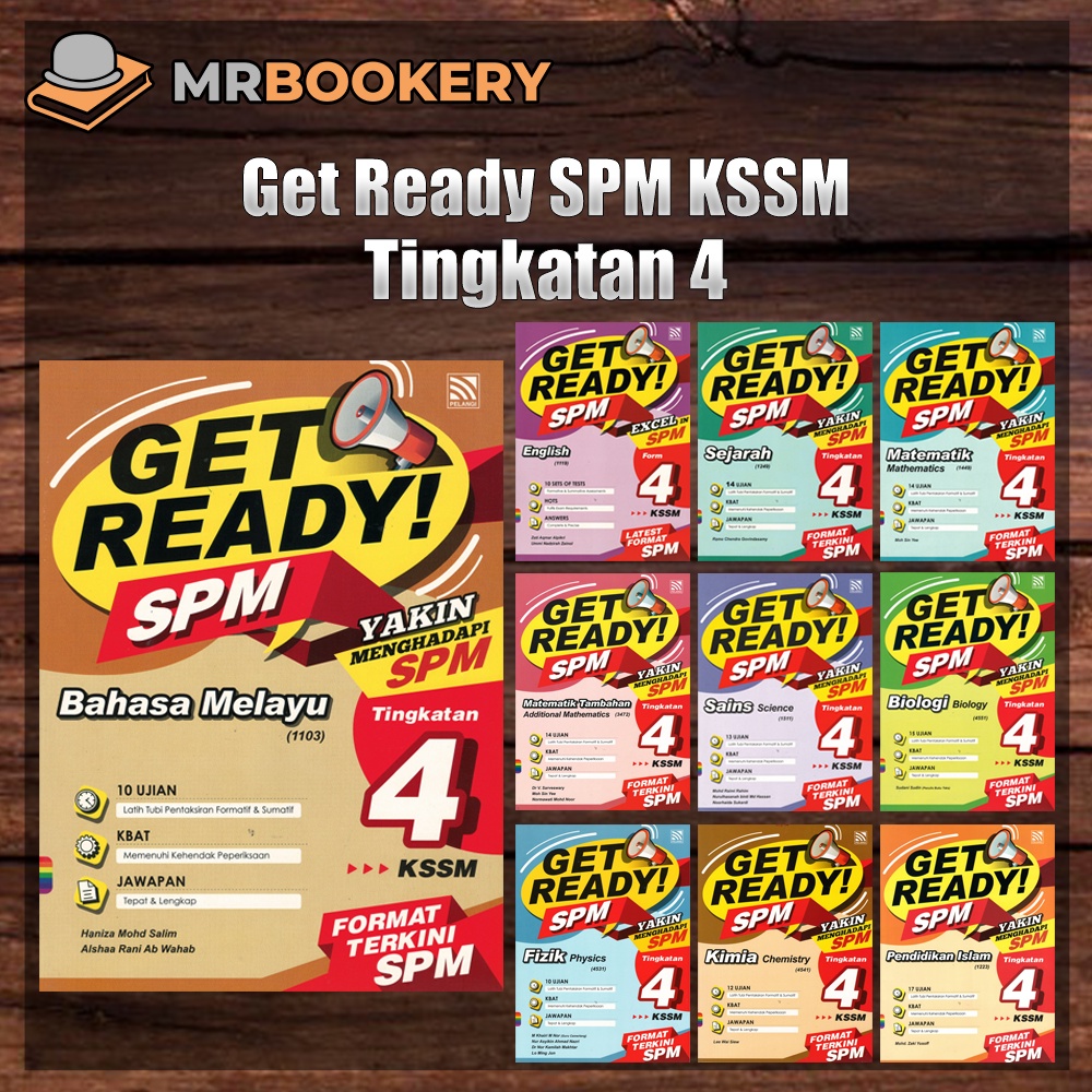 MrBookery Buku Latihan Get Ready SPM Tingkatan 4 KSSM 2022