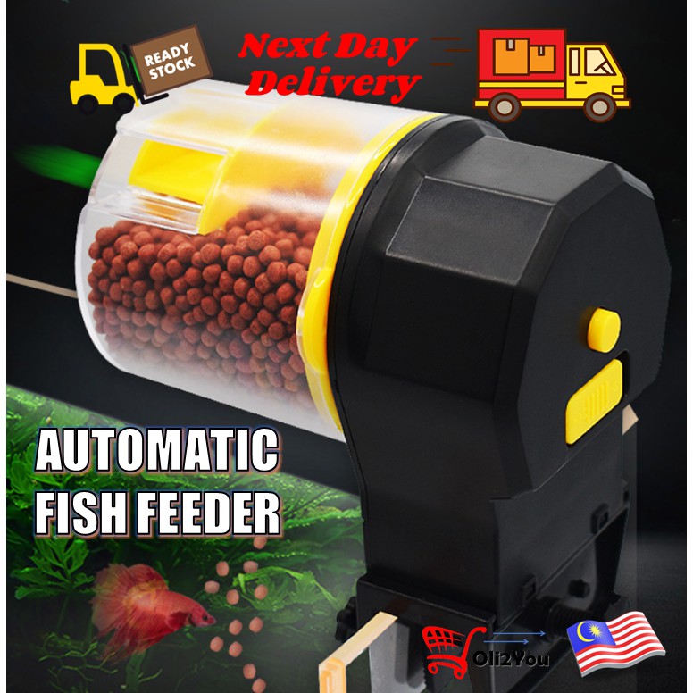 Automatic Fish Food Dispenser Feeder Aquarium Battery Operated Timer