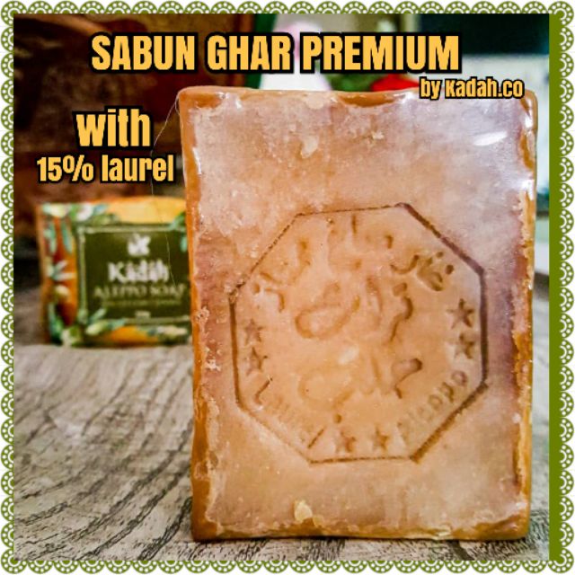 Yasalma Kadah Aleppo 15 Laurel Ghar Skin Halab Soap Sabun Minyak