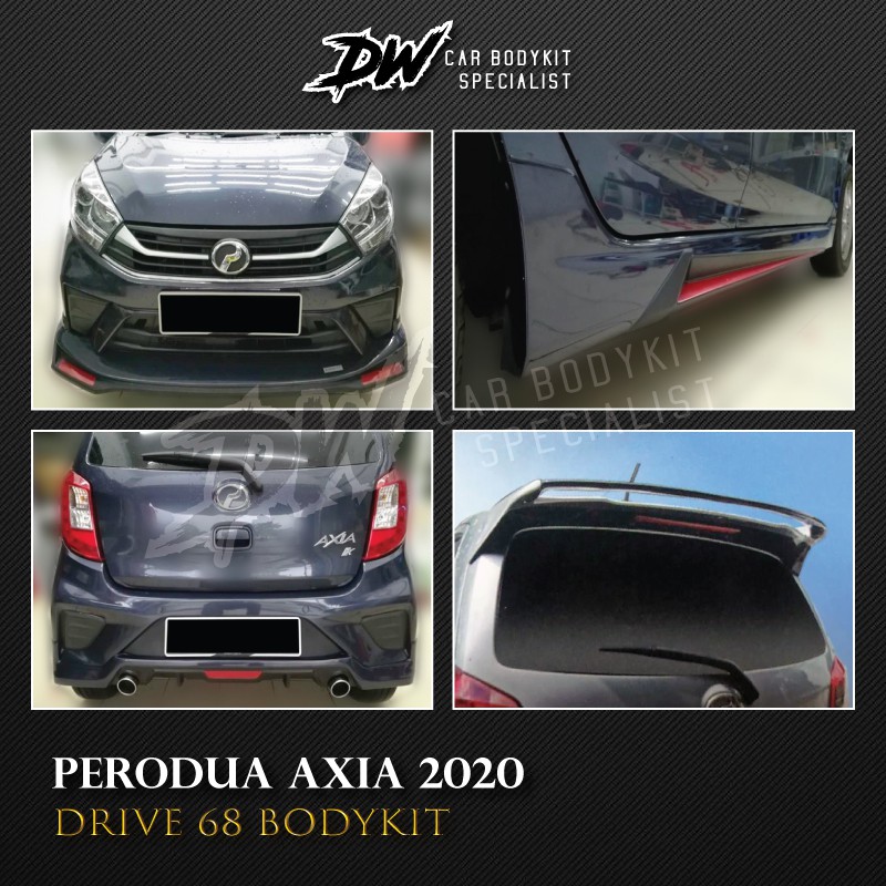 Perodua Axia Drive Bodykit Fullset Parts Shopee Malaysia