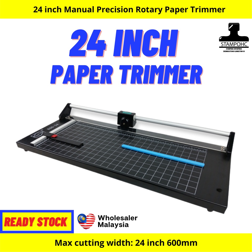 Inch Manual Precision Rotary Paper Trimmer Sharp Photo Paper Cutter