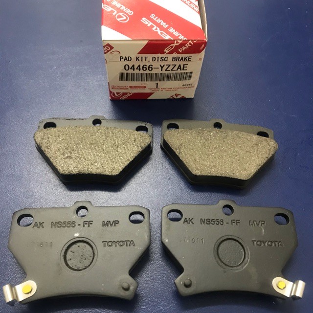 ORIGINAL TOYOTA VIOS NCP42 ALTIS ZZE122 REAR DISC BRAKE PAD SET 04466