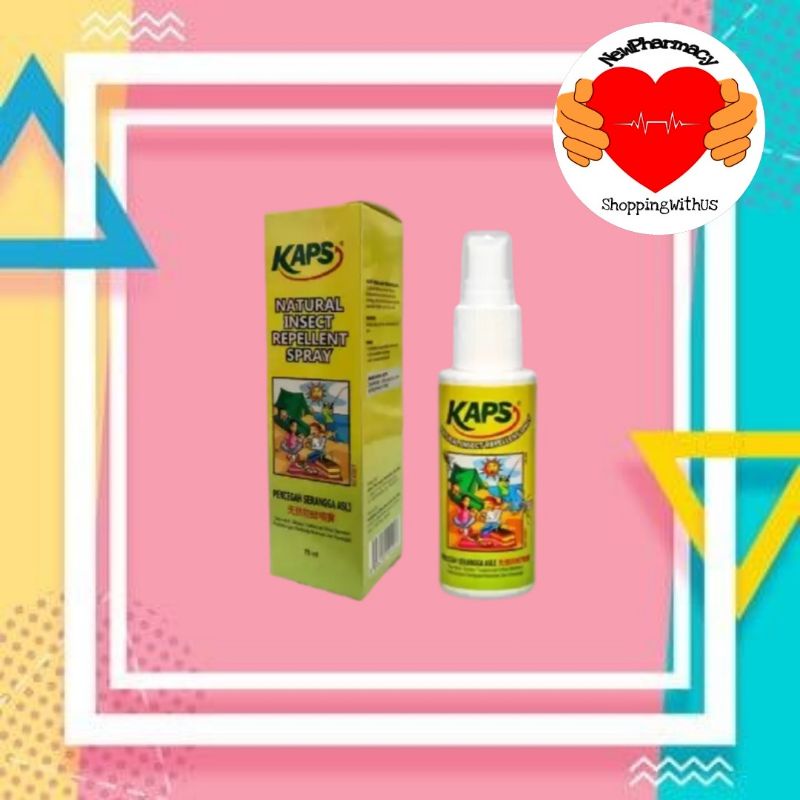 Kaps Natural Insect Repellent Spray Ml Exp Shopee Malaysia