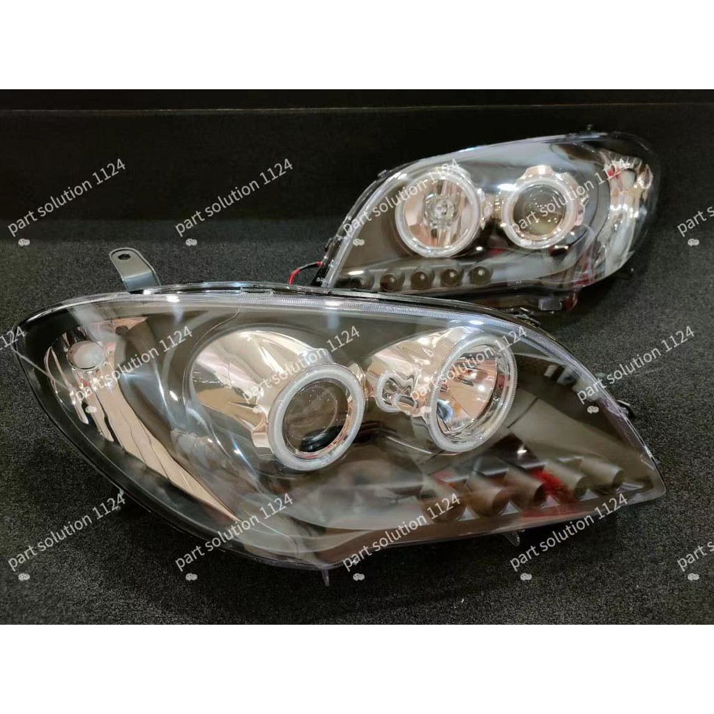 Toyota Vios Eagle Eyes Projector Headlamp With Led Ccfl Angle