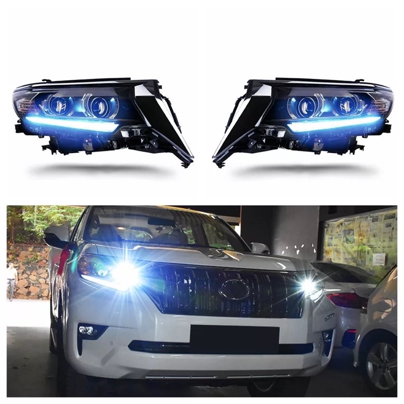 Toyota Land Cruiser Prado Up Full Led Head Light With Sequential