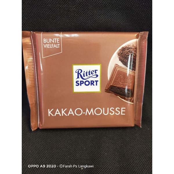 Ritter Sport Gram Cocao Mousse Shopee Malaysia