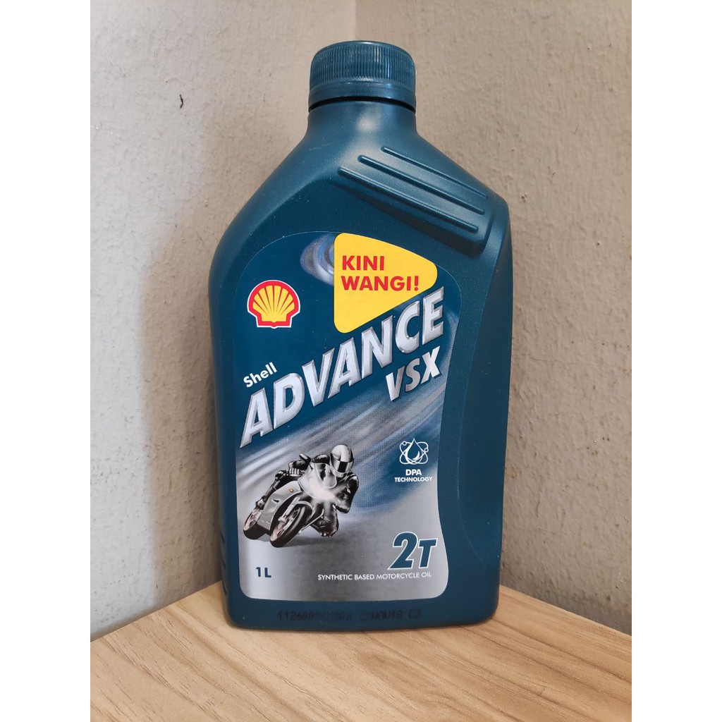 Shell Lubricant Oil Minyak Hitam Motor Advance VSX 2T 1L Shopee