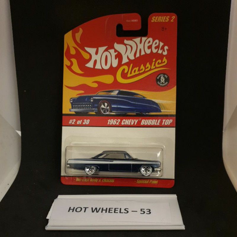 Hot Wheels Classics Blue Chevy Bubble Top Shopee Malaysia